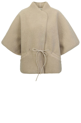 Club L'avenir |  Teddy poncho Noelle | natural 
