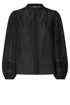Second Female |  Embroidery blouse Camil | black 