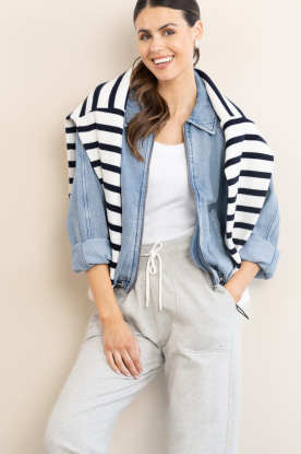 Second Female |  Denim bomber jacket Rio | blue 