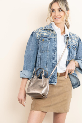 Second Female |  Suede mini skirt Suellen | camel 