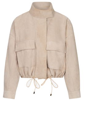 Ibana | Suède bomberjas Jigo | naturel 