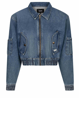 Ibana |  Cropped denim bomber jacket Joseph | blue 