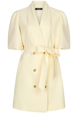 Ibana |  Dress with puff sleeves Dulci | yellow 