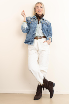 Look Tie dye blouse with embroidery Rani