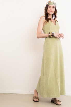 Speezys |  Terry maxi dress Mara | green 