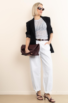 Look Sleevless stripped top Uzelie