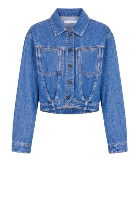 IRO |  Denim cropped jacket Jaky | blue 