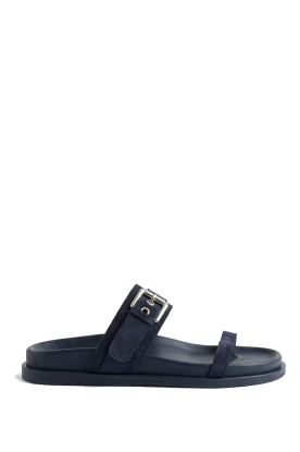 March23 |  Suede sandals Peru | dark blue 