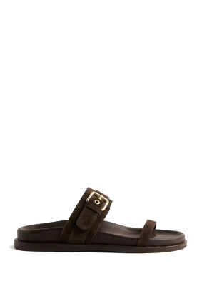 March23 |  Suede sandals Peru | brown 