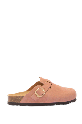 Scholl |  Suede clogs Fae | red 