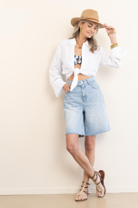 Look Linen tied blouse Mrs Mika