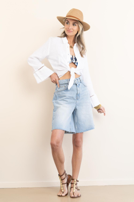 Look Bandeau bikini with print Mrs Toren