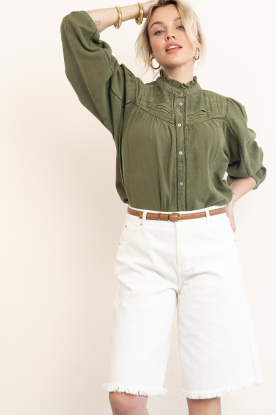 Aaiko | Bermuda short Cody | wit 