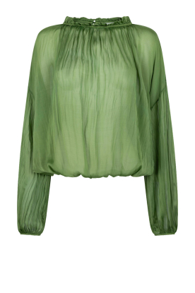 Aaiko | Top met elastische tailleband Cristy | groen 