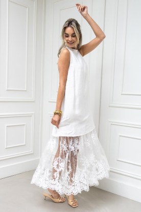 Look Lace maxi dress Tenley