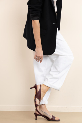 Toral |  Leather slingbacks Delfina | burgundy 
