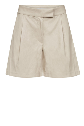 Co'Couture |  Faux leather short Gitt | natural 