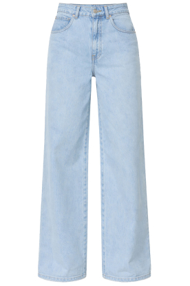Co'Couture |  Wide leg non stretch jeans Arona | blue 