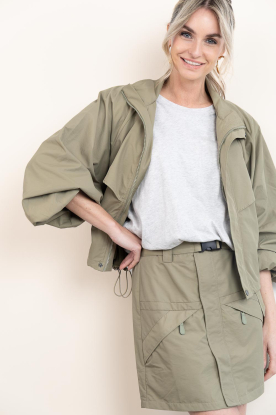 Co'Couture |  Cargo bomber jacket Alora | dark green 