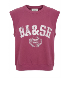 ba&sh | Sweater met logo Beata | roze 