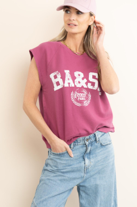 ba&sh | Sweater met logo Beata | roze 