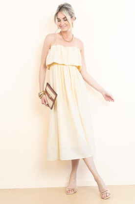 Second Female |  Linen mix dress Aie | yellow 