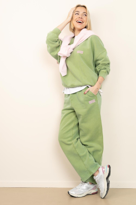 American Vintage |  Soft jogging pants Plizzy | green 