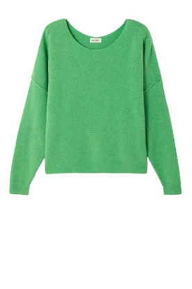 American Vintage | Zacht gebreide trui Damsville | groen 