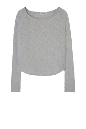American Vintage |  Basic ronde hals T-shirt Sonoma | light grey 