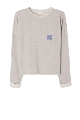 American Vintage | Sweater Zofbay | grijs 