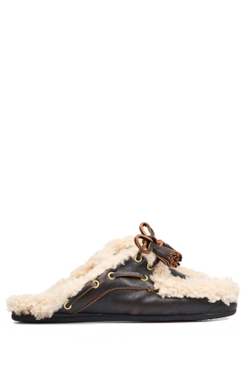 Toral |  Leather loafers with fringes Killian | brown 