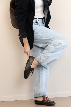 Toral |  Leather boat loafers Nahua | brown 