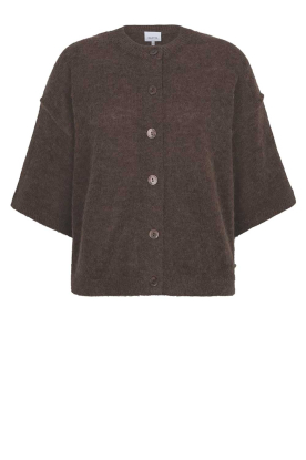 Dante6 |  Alpaca mix cardigan Hiara | brown 