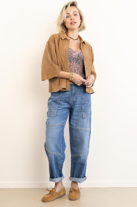 Look Suede blouse Luana