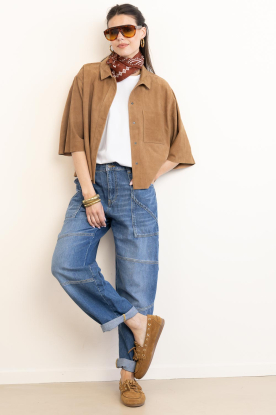 Look Suede blouse Luana