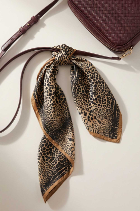 Little Soho |  Shawl with leopard print Leopard | animal print 