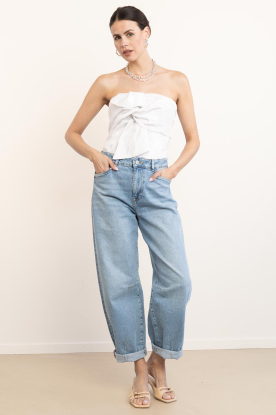 Look Metallic tube top Bia