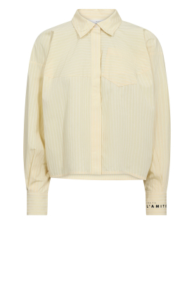 Haute L'Amitié |  Striped blouse Sophie | yellow 