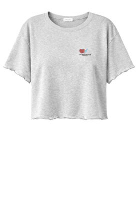 American Vintage | Cropped T-shirt Atubay | grijs 