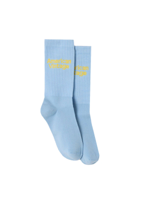 American Vintage |  Socks with logo Clypsun | blue 