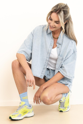 American Vintage |  Socks with logo Clypsun | blue 