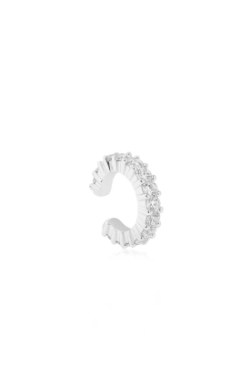 Billion Avenue |  Earcuff with rhinestones Iris | silver 