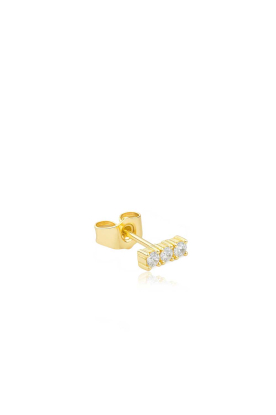 Billion Avenue |  14-carat gold-plated earring Iris Tiny | gold 