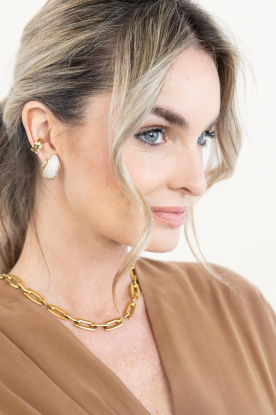 Billion Avenue |  14-carat gold-plated earring with rhinestones Bulb Diamond Smal 