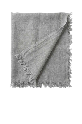 Bianca van Leur Shawls | Mousseline sjaaltje Mini Square | grijs 