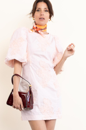 Little Soho |  Shawl with print Vintage | orange 