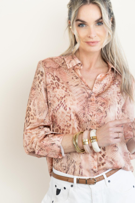 Little Soho |  Bangle armband Bold | pink 