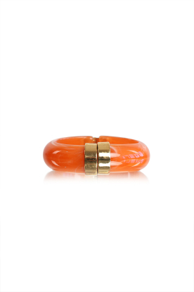 Little Soho |  Bangle armband Bold | orange 