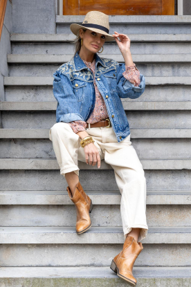 Ivylee Copenhagen |  Leather ankle boots Corrie | camel 