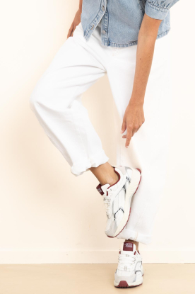 Mercer |  The Re-Run sneaker | white/burgundy 